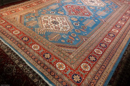 Hand-Knotted Shirvan Rug From Turkey