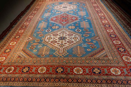 Hand-Knotted Shirvan Rug From Turkey