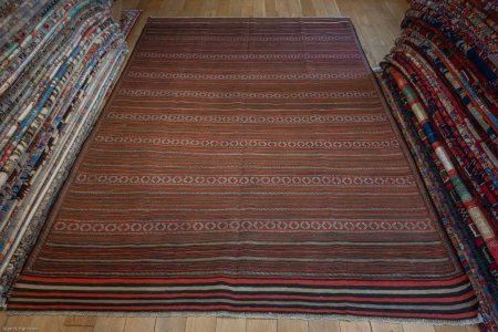 Hand-Made Yumot Kilim Kilim From Iran (Persian)