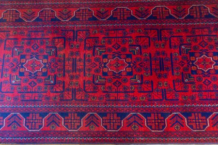 Hand-Knotted Khan Mahomadi Runner From Afghanistan