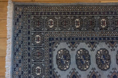 Hand-Knotted Bokhara Rug From Pakistan
