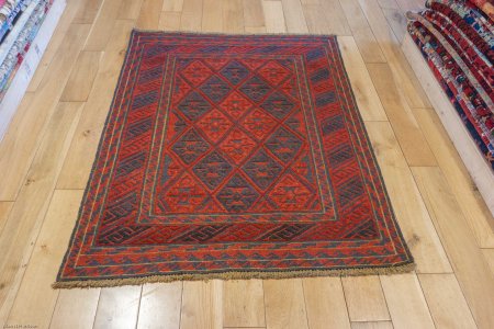 Hand-Made Mushwani Rug From Afghanistan