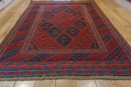 Hand-Made Mushwani Rug From Afghanistan