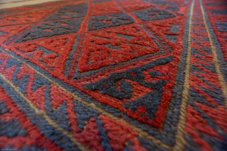 Hand-Made Mushwani Rug From Afghanistan