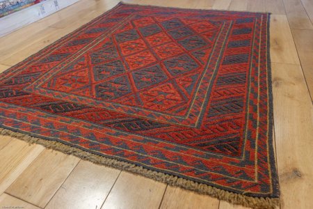 Hand-Made Mushwani Rug From Afghanistan