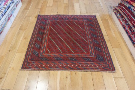 Hand-Made Mushwani Rug From Afghanistan