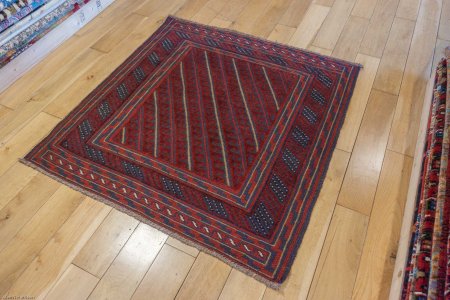 Hand-Made Mushwani Rug From Afghanistan