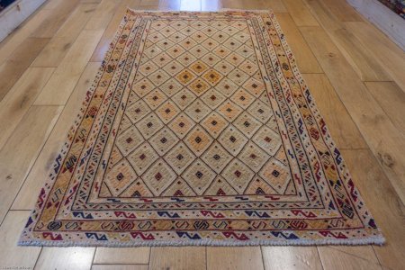 Hand-Made Fine Mushwani Rug From Afghanistan