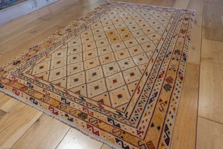 Hand-Made Fine Mushwani Rug From Afghanistan