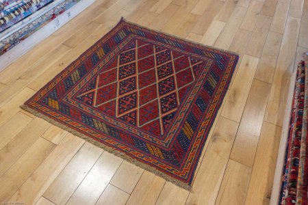 Hand-Made Mushwani Rug From Afghanistan