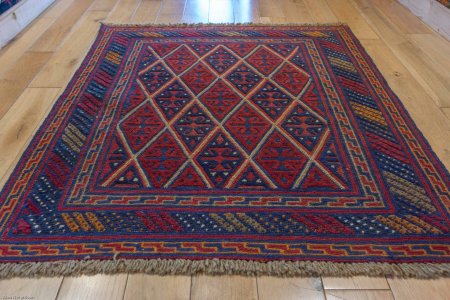 Hand-Made Mushwani Rug From Afghanistan