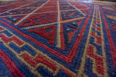 Hand-Made Mushwani Rug From Afghanistan