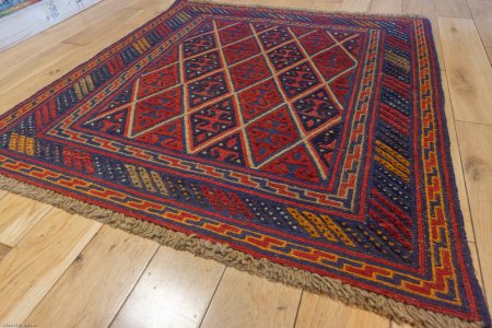 Hand-Made Mushwani Rug From Afghanistan