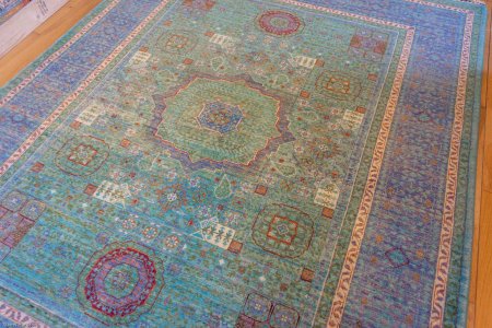 Hand-Knotted Fine Mamluk Rug From Afghanistan