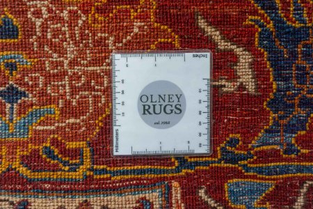 Hand-Knotted William Morris Design Rug From Afghanistan