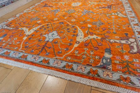 Hand-Knotted Afghan Yalameh Rug From Afghanistan