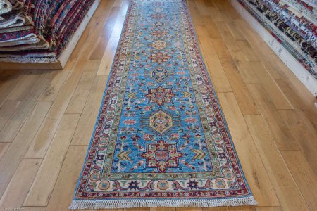 Hand-Knotted Afghan Yalameh Runner From Afghanistan