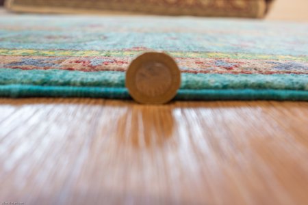 Hand-Knotted Fine Mamluk Rug From Afghanistan