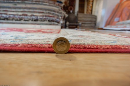 Hand-Knotted Ziegler Rug From Afghanistan