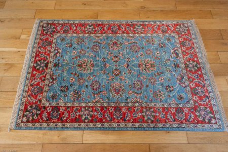 Hand-Knotted Ziegler Rug From Afghanistan