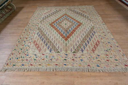 Hand-Made Fine Mushwani Rug From Afghanistan