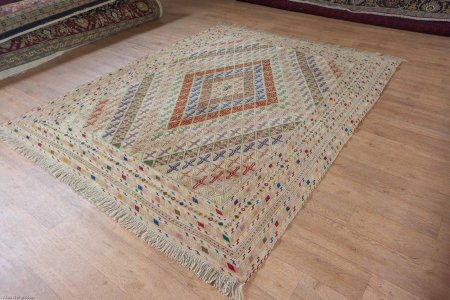 Hand-Made Fine Mushwani Rug From Afghanistan