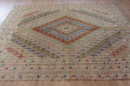 Hand-Made Fine Mushwani Rug From Afghanistan
