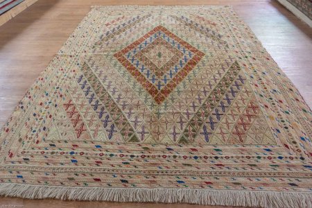Hand-Made Fine Mushwani Rug From Afghanistan