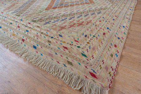 Hand-Made Fine Mushwani Rug From Afghanistan