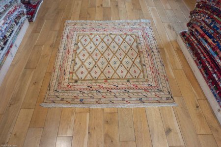 Hand-Made Fine Mushwani Rug From Afghanistan