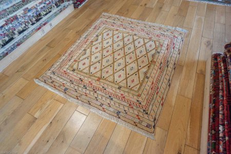 Hand-Made Fine Mushwani Rug From Afghanistan