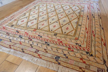 Hand-Made Fine Mushwani Rug From Afghanistan