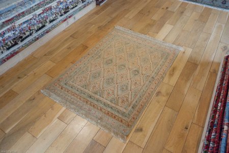 Hand-Made Fine Mushwani Rug From Afghanistan