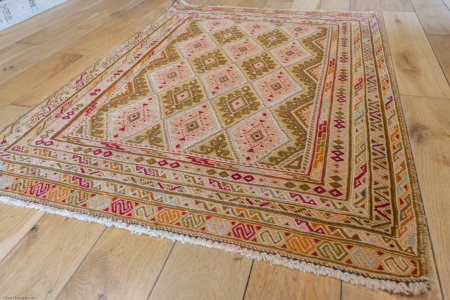 Hand-Made Fine Mushwani Rug From Afghanistan