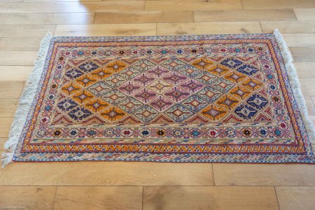 Hand-Made Fine Mushwani Rug From Afghanistan