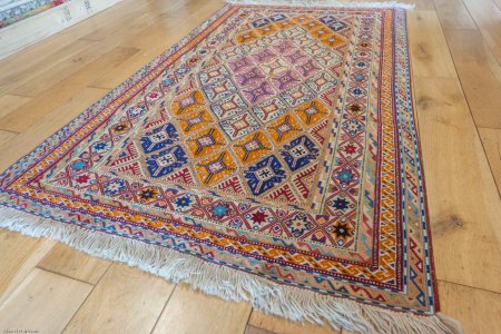 Hand-Made Fine Mushwani Rug From Afghanistan