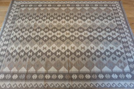 Hand-Made Mazar Kilim From Afghanistan