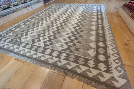 Hand-Made Mazar Kilim From Afghanistan