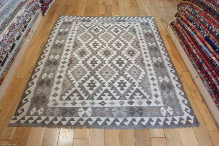 Hand-Made Mazar Kilim From Afghanistan