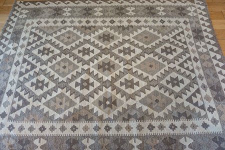 Hand-Made Mazar Kilim From Afghanistan