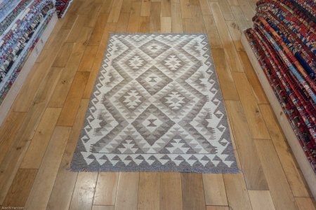 Hand-Made Mazar Kilim From Afghanistan