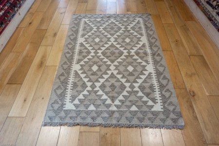 Hand-Made Mazar Kilim From Afghanistan