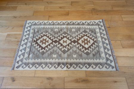 Hand-Made Mazar Kilim From Afghanistan