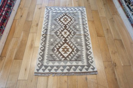 Hand-Made Mazar Kilim From Afghanistan