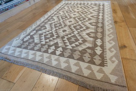 Hand-Made Mazar Kilim From Afghanistan