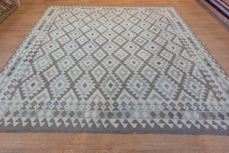 Hand-Made Mazar Kilim From Afghanistan