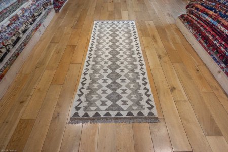 Hand-Made Mazar Kilim From Afghanistan