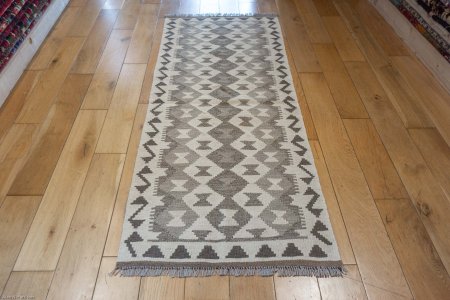 Hand-Made Mazar Kilim From Afghanistan