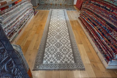 Hand-Made Mazar Kilim From Afghanistan