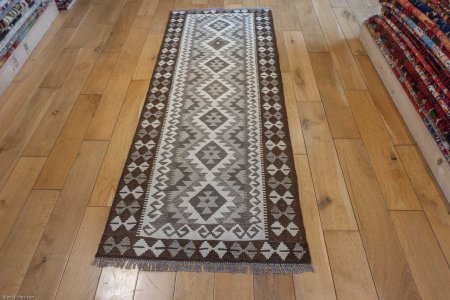 Hand-Made Mazar Kilim From Afghanistan